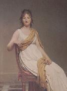 Jacques-Louis  David Madame de Verninac,nee Henriette Delacroix,Sister of Eugene Delacroix,date Anno Septimo (mk05) Spain oil painting artist